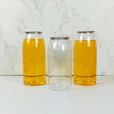 500 ml plastikowe pojemniki do przechowywania PET do przechowywania soku z mleka herbacianego wyciskanego na zimno