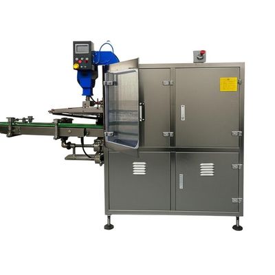 Automatyczna zgrzewarka do puszek o pojemności jednej puszki, zgrzewająca w 2 sekundy, zapewniająca szczelne połączenia i wydajność