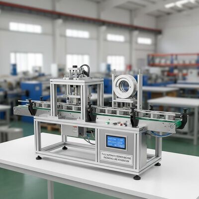 Średnica uszczelniająca 45mm 130mm Całkowicie automatyczna automatyczna maszyna uszczelniająca moc znamionowa 0,14KW nadaje się do integracji linii pakowania