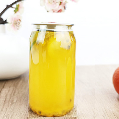 330 ml plastikowe przezroczyste cylindryczne pojemniki do przechowywania słoiki z łatwą pokrywą