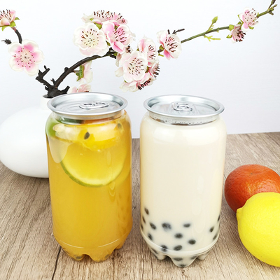 450 ml okrągłych plastikowych butelek na sok bez BPA z pokrywkami Food Grade