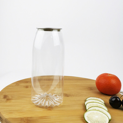 1000 ml przejrzysty plastikowy pojemnik z łatwym do wyciągnięcia osłoną, przechowywanie soków i napojów