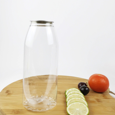 1000 ml przejrzysty plastikowy pojemnik z łatwym do wyciągnięcia osłoną, przechowywanie soków i napojów