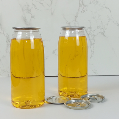 Butelki z tworzywa sztucznego o pojemności 500 ml z puszkami z pokrywką Soki tłoczone na zimno na mleku