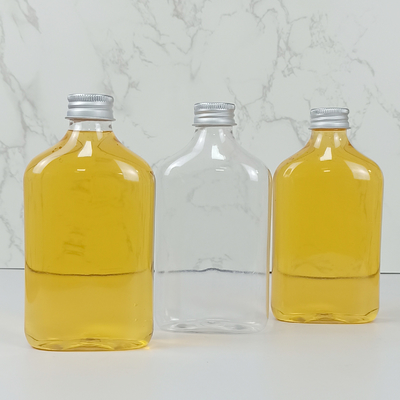 350 ml słoiki z zakrętką Przezroczyste plastikowe butelki z sokiem PET z zakrętkami
